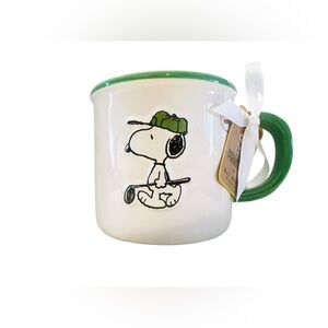 Rae Dunn x Peanuts - Golfer Snoopy Mug - “Okayest Golfer”